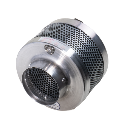 Phresh Carbon Filter 100mm x 150mm, 330m3/h rated airflow for small grow tent extraction and odour control.