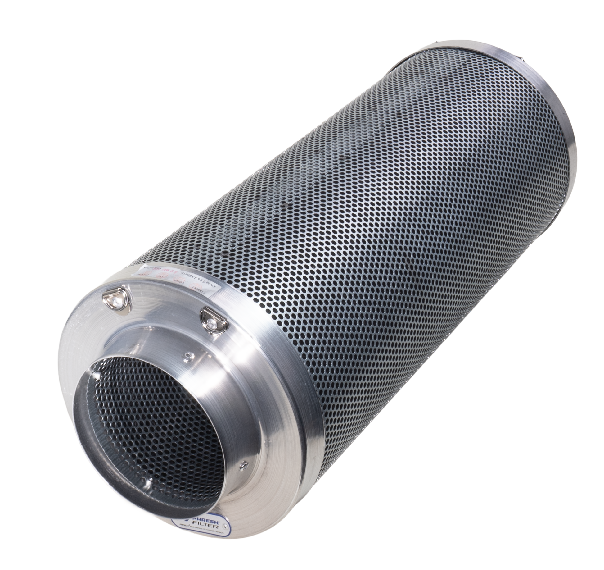 Phresh Carbon Filter 150mm x 600mm, 1000m3/h capacity for 6-inch high-pressure extraction systems.