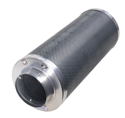 Phresh Carbon Filter 150mm x 600mm, 1000m3/h capacity for 6-inch high-pressure extraction systems.