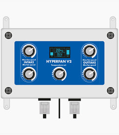 Phresh HyperFan V2 Digital Fan Controller | Thermostatic EC Fan Speed & Negative Pressure Controller