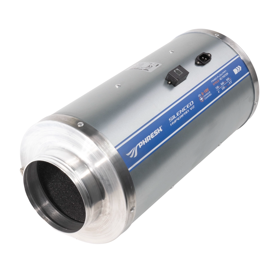 Phresh Hyperfan Stealth Silenced V2 EC | The Ultimate Silent Powerhouse for Your Grow Room