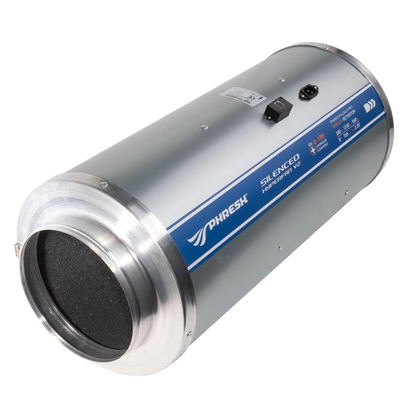 Phresh Hyperfan Stealth Silenced V2 EC | The Ultimate Silent Powerhouse for Your Grow Room