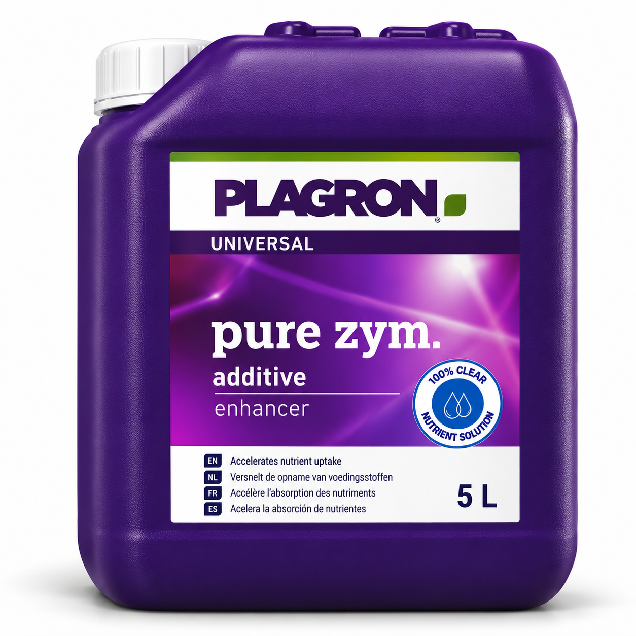 Plagron Pure Zym 5L enzyme additive for hydroponic growing