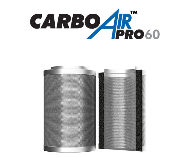 CarboAir Pro 60 High Airflow Carbon Filter | 60mm Bed Virgin Carbon