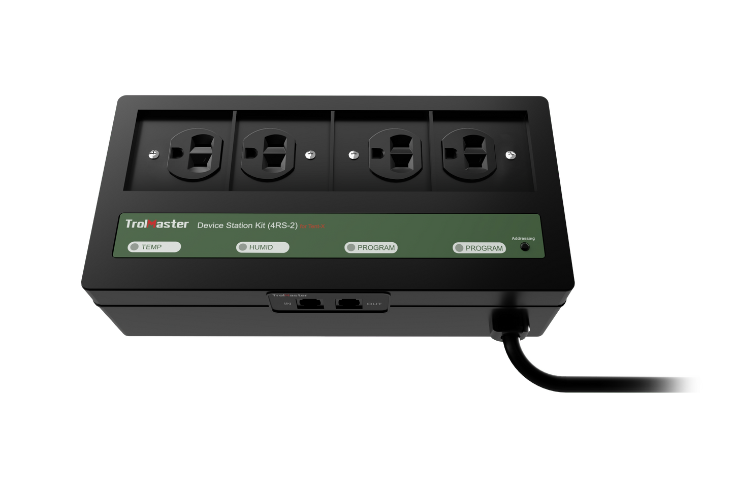 TrolMaster 4RS-2 Device Station Kit | 4-Outlet Universal Module for Tent-X Control