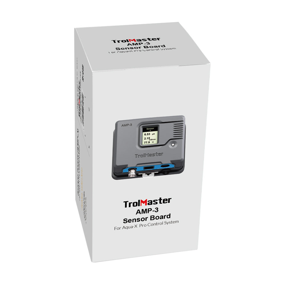 TrolMaster AMP-3 Sensor Board | Precision pH, EC & Temp Interface for Aqua-X Pro & Tent-X