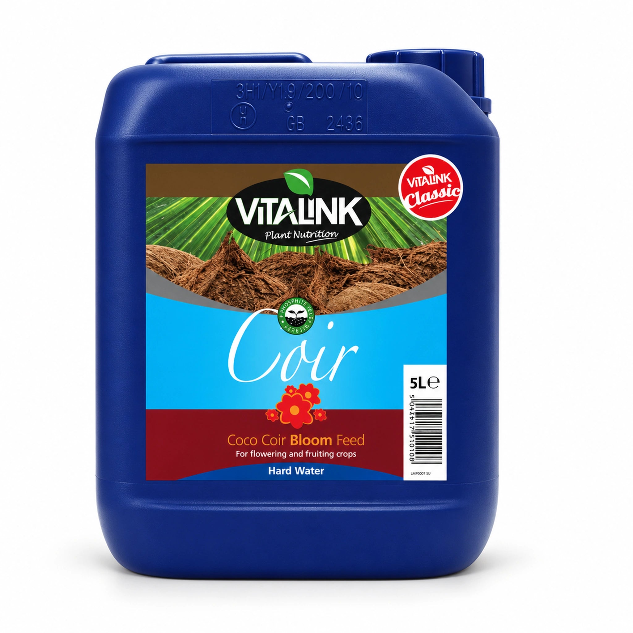 VitaLink Coir Classic Bloom Hard Water 5 litre container