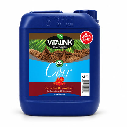 VitaLink Coir Classic Bloom Hard Water 5 litre container