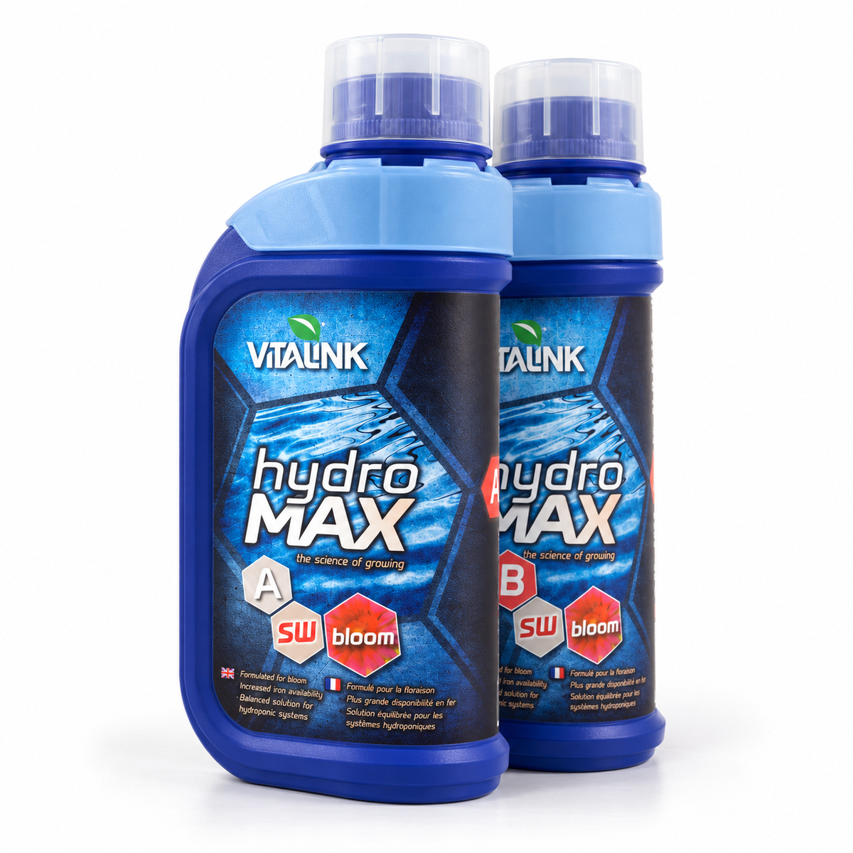 VitaLink Hydro MAX Bloom A&B – Hydroponic Flowering Nutrients