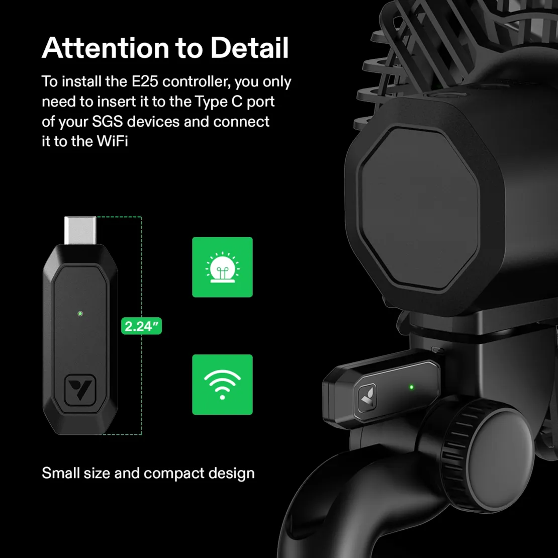 Vivosun GrowHub E25 Controller | WiFi Expansion Port for Smart Grow Systems