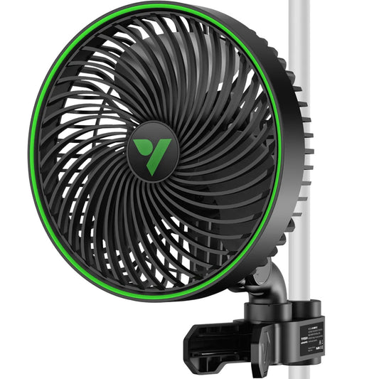 Vivosun AeroWave Smart Oscillating Clip Fan | E6 & E9 EC Motor Series