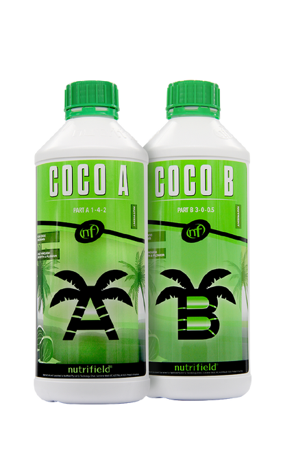 Nutrifield Coco A&B Set | Premium Two-Part Liquid Coco Coir Nutrient