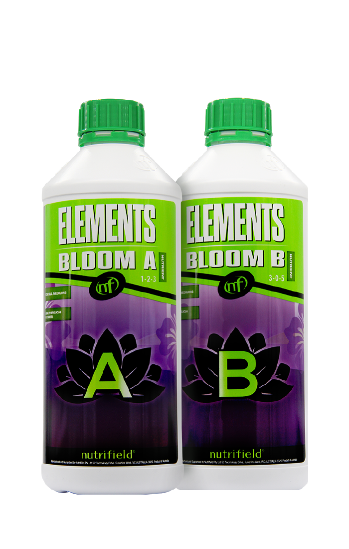 Nutrifield Elements Bloom A&B Set | Hydroponic Liquid Base Nutrient