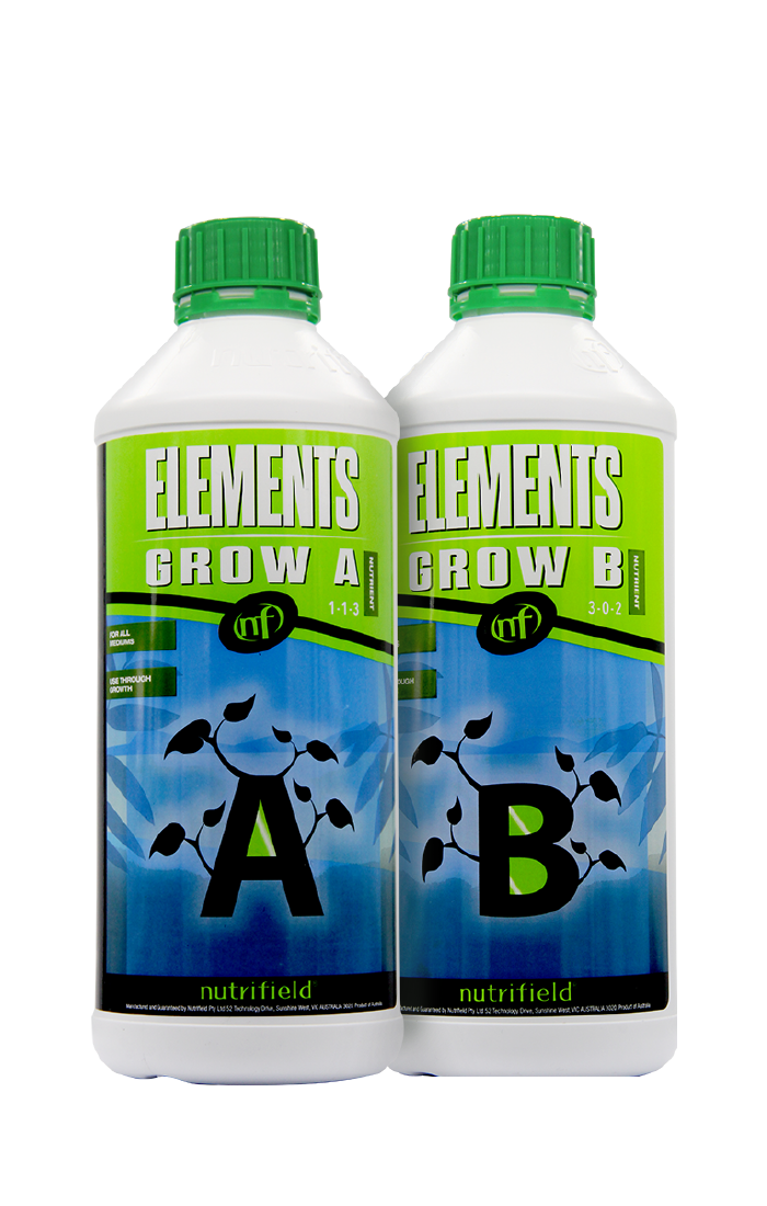 Nutrifield Elements Grow A&B Set | Hydroponic Liquid Base Nutrien