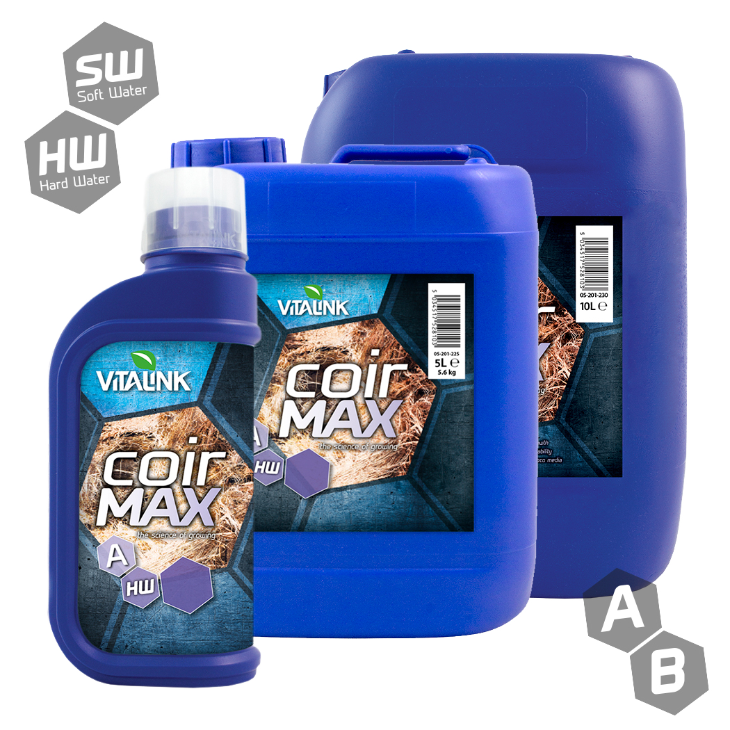VitaLink Coir Max A&B | Two-Part Coco Coir Plant Feed