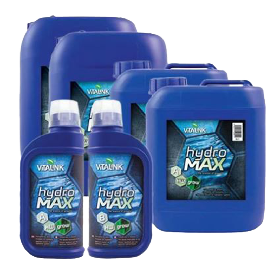 VitaLink Hydro Max Grow A&B | Hydroponic Base Nutrient