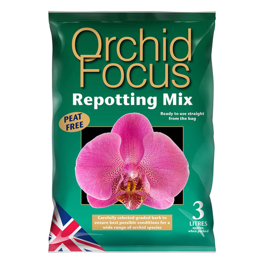 Growth Technology Orchid Focus Repotting Mix | Peat-Free Orchid Bark