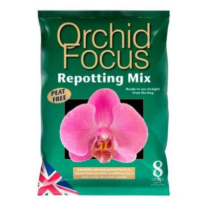 Growth Technology Orchid Focus Repotting Mix | Peat-Free Orchid Bark