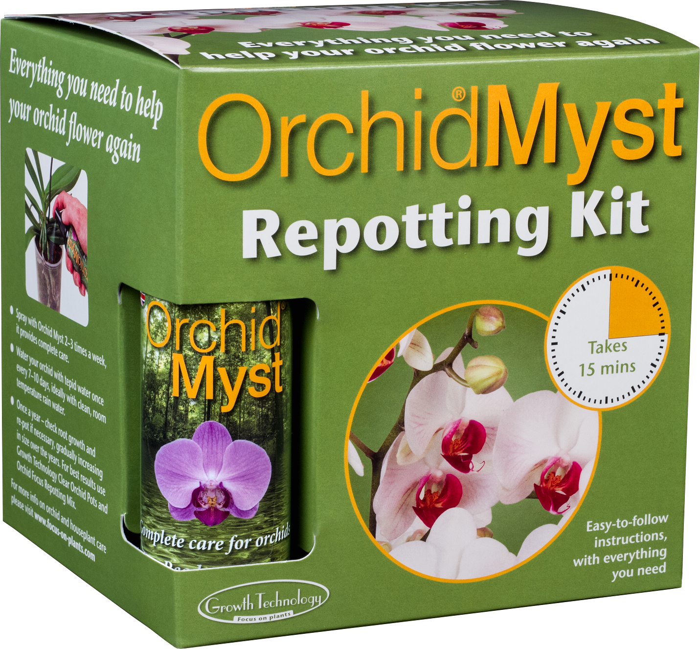 Orchid Myst Repotting Kit by Growth Technology | All-in-One