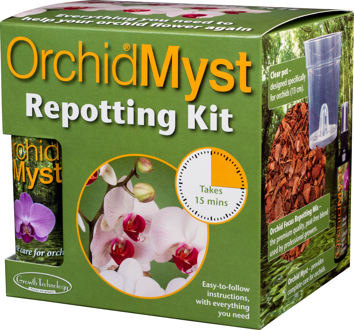 Orchid Myst Repotting Kit by Growth Technology | All-in-One
