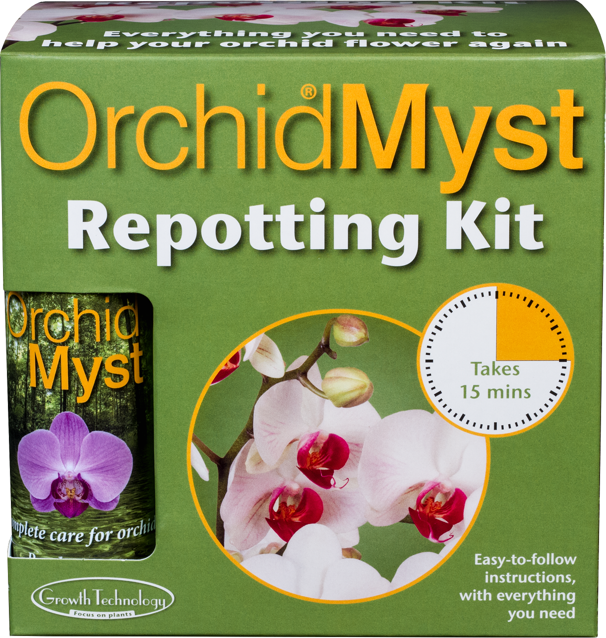 Orchid Myst Repotting Kit by Growth Technology | All-in-One